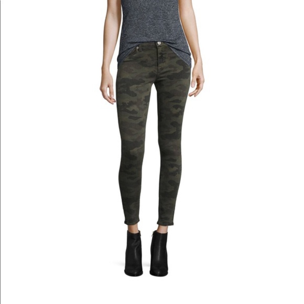 Hudson Krista Super Skinny Ankle Camo print Jeans